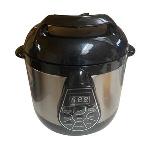 Cooks Essentials Pressure Cooker Model 99770 600W Silver Black Multi Cooker